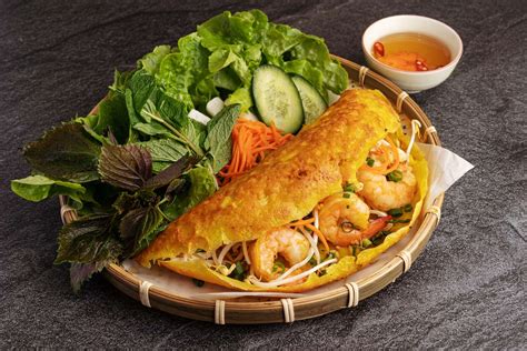 Bánh xèo rau rừng