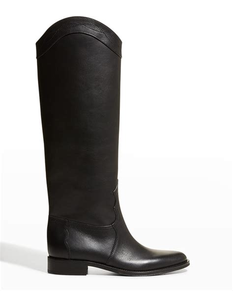 Frye Melissa Button Leather Tall Riding Boots | Neiman Marcus