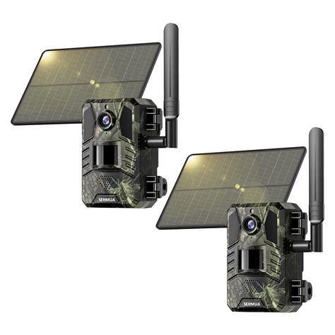 Snapklik.com : SEHMUA 4G LTE Cellular Trail Cameras 2 Pack, 3rd Gen ...