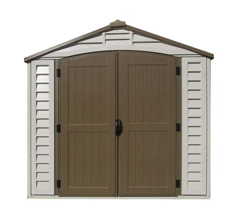 DuraMax 8X8 DuraPlus Vinyl Shed with Foundation [30114] | Free Shipping