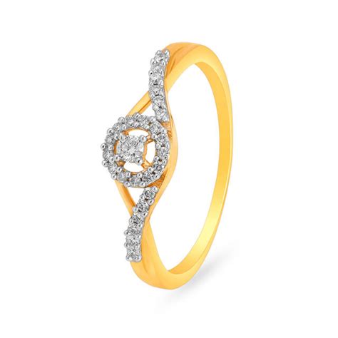 Attractive Gold and Diamond Ring