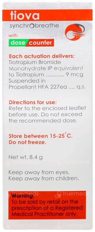 Tiova 9 MCG Synchrobreathe 120 | Order Tiova 9 MCG Synchrobreathe 120 ...