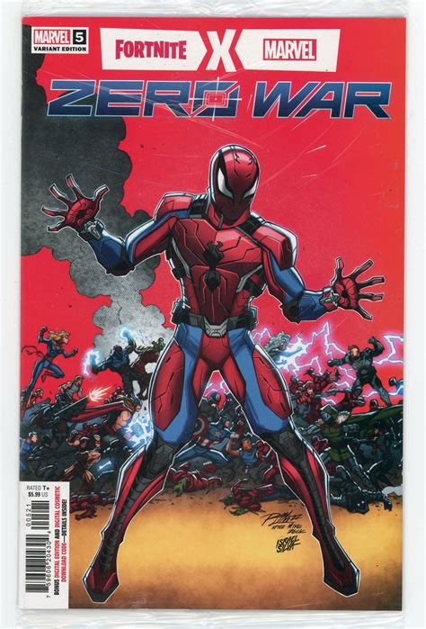 Fortnite X Marvel: Zero War #5 Spider-Man Ron Lim Variant Sealed ...