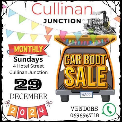 Car Boot Sale, Cullinan Junction Shops, 29 December 2024 | AllEvents