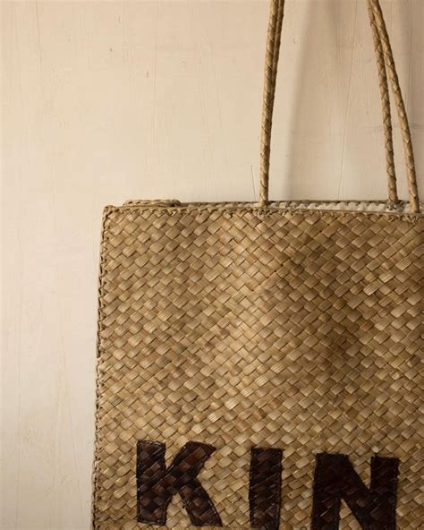 Handwoven screwpine tote bag – KiRu - Kindness is 'round us