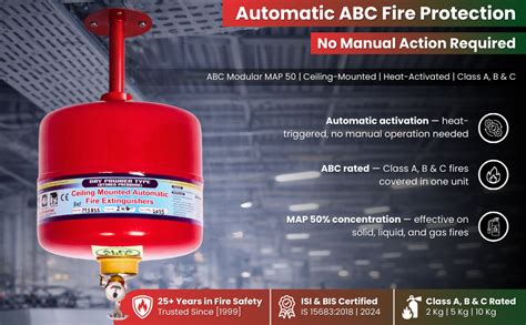 Alfa Fire Modular Ceiling-Mounted Fire Extinguisher – MAP 50 ...
