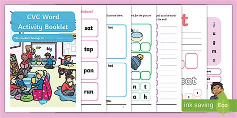 CVC Word Activity Booklet | Primary Resources