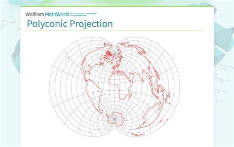 Image result for Polyconic Projection