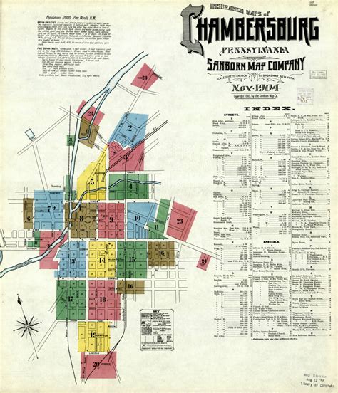 Chambersburg Pa Map