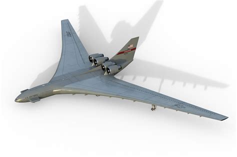 Lockheed CL-1201 Nuclear Powered Aircraft 3D Model - TurboSquid 2184167