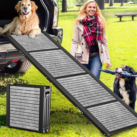 Sandpoy Extra Wide Dog Ramp for Car, SUV & Truck, 67" Long & 20" Wide ...