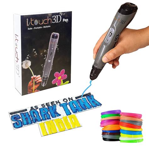 WOL3D I Touch Plus 3D Pen with 20 in 1 (10 M) PLA Filaments for 3D ...