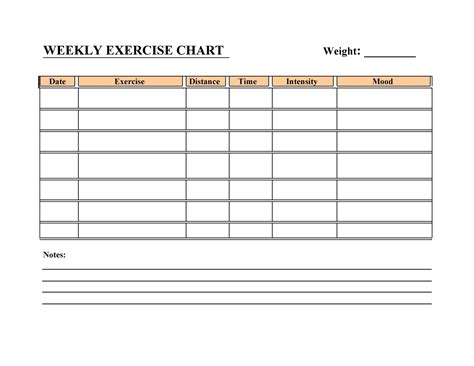 Exercise Change Matrix Template 的图像结果