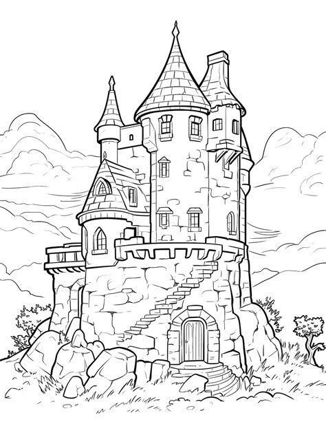 50 Fantastic Castle Coloring Pages [Free Printable] - Our Mindful Life