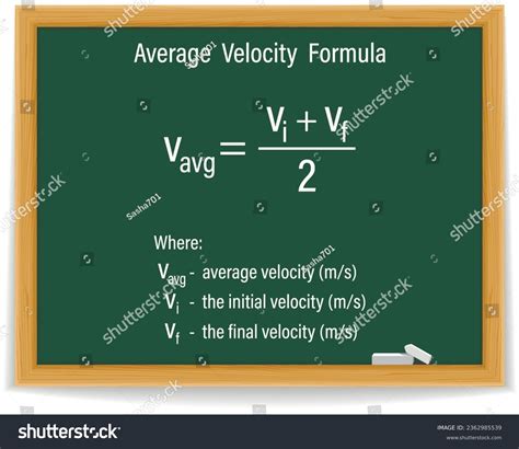 Average Velocity Equation