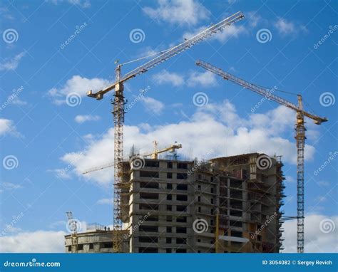 Construction of a building stock photo. Image of activity - 3054082