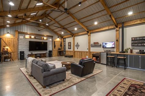 20+ Unique Pole Barn Man Cave Ideas | Barn house design, Barn living ...