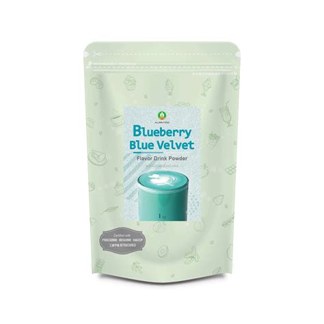 Blue Velvet Powder Supplier | Allwin Food - Blueberry Blue Velvet ...