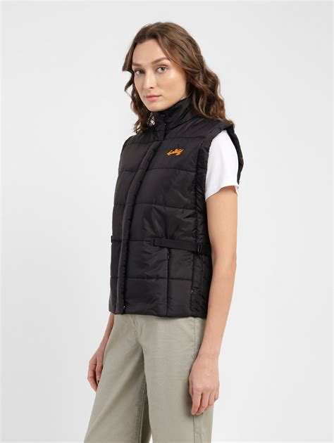 Women's Solid Turtle Neck Quilted Jacket – Levis India Store