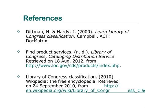 Image result for How to Use Library of Congress Classification