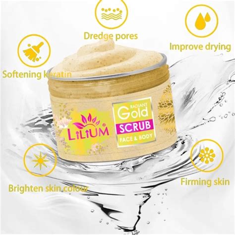 Lilium Radiant Gold Scrub 250g - Parlon