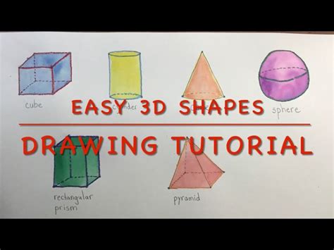 Image result for 3D Drawing Shape Tutorial