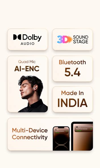 SuperPods Immersio - Dolby Earbuds with 3D Soundstage – MIVI