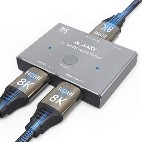 ایگرد | قیمت و خرید HDMI 2.1 Switch, 8K High-Speed 48Gbps 2 in 1 Out ...