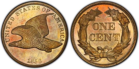 1856 1C Flying Eagle S-5 (Proof) Flying Eagle Cent - PCGS CoinFacts