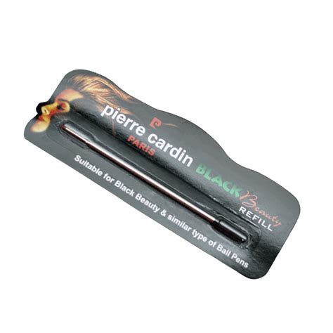 Pierre Cardin Black Beauty Metal Black Color Fine Tip Ball Pen Refill ...