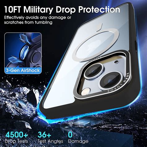 Vaku Luxos ® Apple iPhone 14 Plus Clear Armor Mag-Safe Series ...