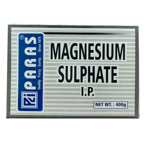 Magnesium Sulphate In Spanish Translation at Chloe Rodd blog