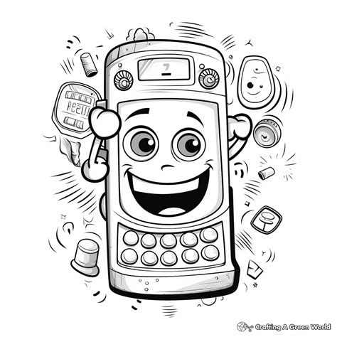 Coloring Pages of Phones: A Fun and Engaging Activity for Kids