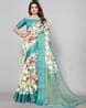 Buy Blue Sarees for Women by SATRANI Online | Ajio.com