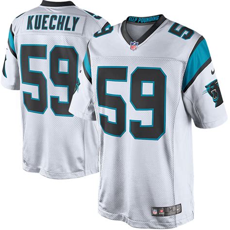 Nike Luke Kuechly Carolina Panthers White Limited Jersey