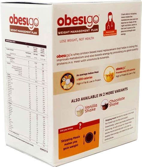 Buy OBESIGO MANGO FAT BURNER POWDER (PACK OF 7) BOX OF 58 G Online ...