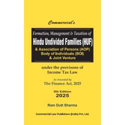 Commercial Formation Management & Taxation of Hindu Undivided Family By ...