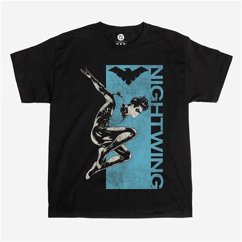 DC Comics Batman Nightwing Black Forge Tee | Heroes & Villains - DC Comics