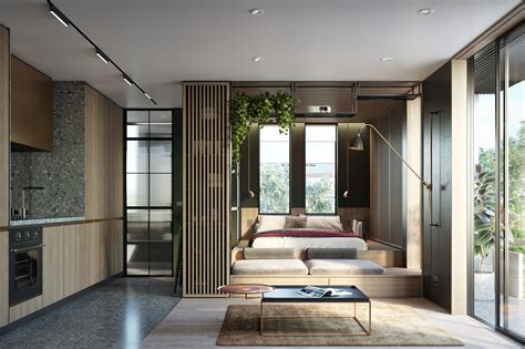 50个现代时尚的小公寓设计(2) - 设计之家
