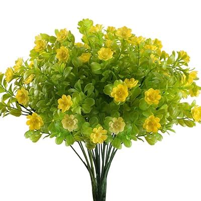 NAHUAA 4PCS Artificial Flowers Bushes Fake Babys India | Ubuy