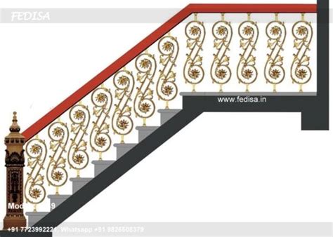 Luxury Classic Steel Railing On Stairs Folded Metal Staircase Metal ...