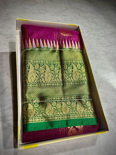 Kanchi Dharmavaram Pattu Saree – MayiLabel