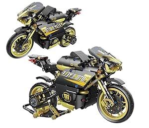 ICW Creative MecFactor Sport Racing Bike Motorcycle Building Blocks ...