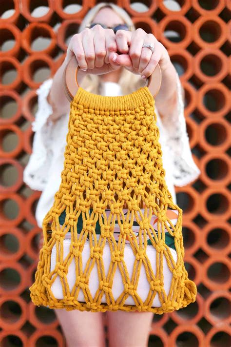 Macrame Bag Tutorial DIY 的图像结果