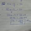 Solve the equationsi) 5q+5=19-2qii) 2(p-1)=p+12iii) 5n-4/5=20iv) 7(2m-4 ...