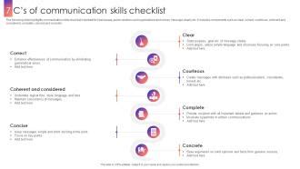 Communication Checklist Template 的图像结果