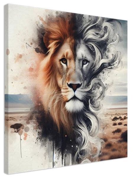 African Lion Reproduction Art 的图像结果