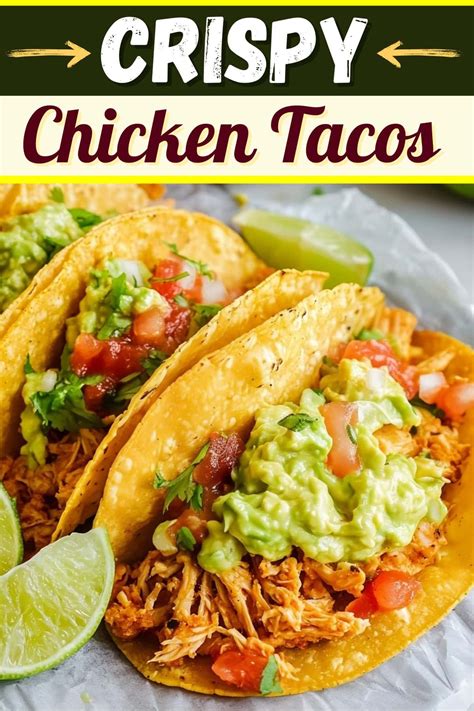 Crispy Chicken Tacos - Insanely Good