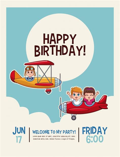 Helicopter cartoon birthday card Images - Free Download on Freepik