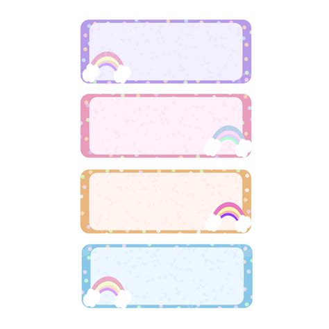Cute Name Tag PNG Transparent, Cute Name Tags Illustration, Name Clipart, Name Tag, Label PNG ...
